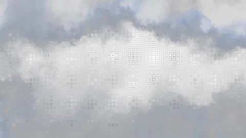 Seamless Looped Realistic 3D Clouds VFX Overlay in HQ 4K Apple ProRes Video stock 261700765