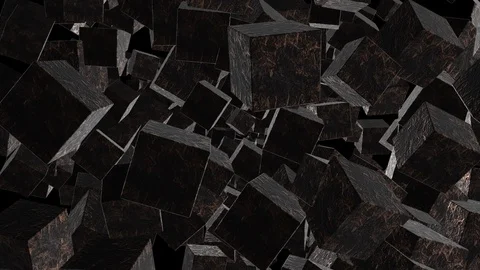 Seamless looping 4K abstract rotating cube animation Stock Footage 105759500