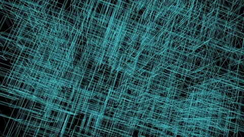 Seamless looping 4K abstract rotating cube animation Stock Footage 105867372