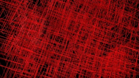 Seamless looping 4K abstract rotating cube animation Stock Footage 105867842