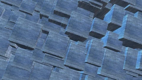 Seamless looping 4K abstract rotating cube animation Stock Footage 105868338