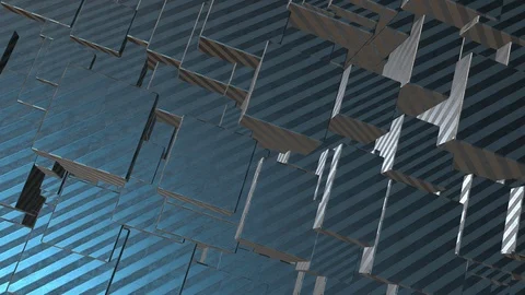 Seamless looping 4K abstract rotating cube animation Stock Footage 105869865