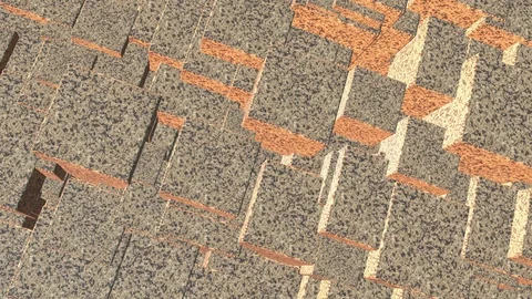 Seamless looping 4K abstract rotating cube animation Stock Footage 105870189