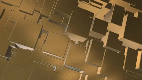 Seamless looping 4K abstract rotating cube animation Stock Footage 105870765