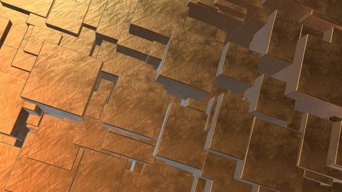 Seamless looping 4K abstract rotating cube animation Stock Footage 105871919