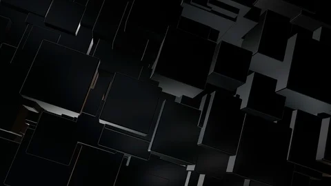 Seamless looping 4K abstract rotating cube animation Stock Footage 105872071