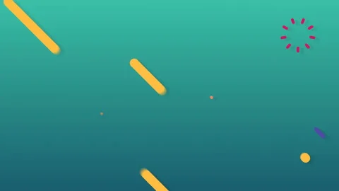 Seamless looping of abstract 2D  pattern dynamic animation graphic background Video stock 170691472