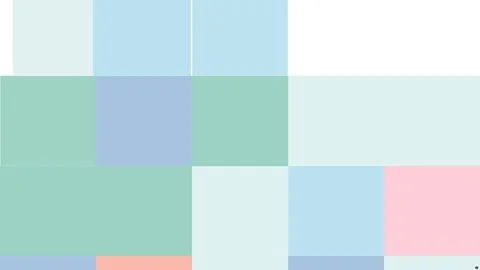 Seamless Looping abstract background featuring an arrangement of color blocks Stock-Footage 277391049