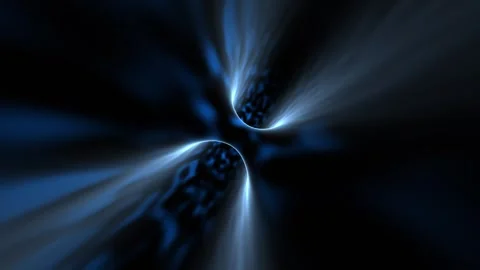 Seamless looping abstract blue black pattern rotation animation. Stock Footage 341149498