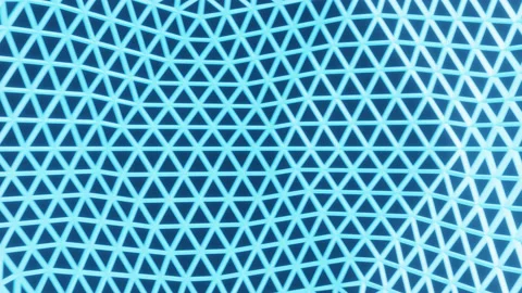 Seamless looping abstract triangle pattern glowing light blue network backgro Stock Footage 201994772