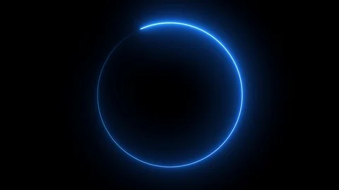 Seamless Looping and Lightning Neon Energy Frame Background Stock Footage 120555903