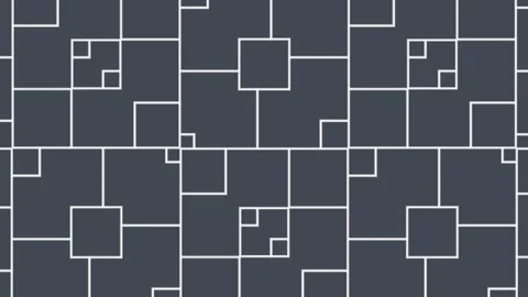 Seamless looping animated background, beautiful decorative moving ornament Stock Footage 146669402