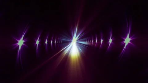 Seamless Looping Animation of beautiful shining star light Tunne 스톡 동영상 130891358