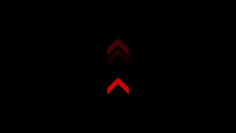 Seamless looping animation of a bright upward directional arrow on a dark b.. Stock Footage 320988043