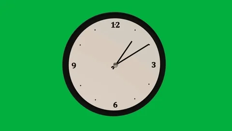 Seamless looping animation of clock fast forwarding Stock Footage 106404032