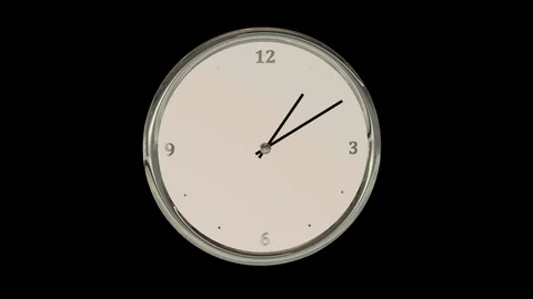 Seamless looping animation of clock fast forwarding Video stock 106404039