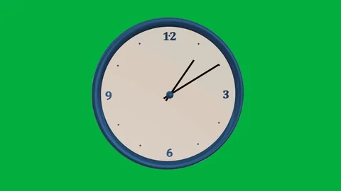 Seamless looping animation of clock fast forwarding Stock Footage 106404328