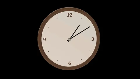 Seamless looping animation of clock fast forwarding Stock Footage 106404729