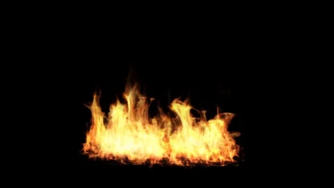 Seamless Looping Animation Of Fire Flame... | Stock Video | Pond5