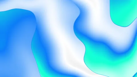 Seamless looping animation of flowing liquid in cool blue 스톡 동영상 311991024
