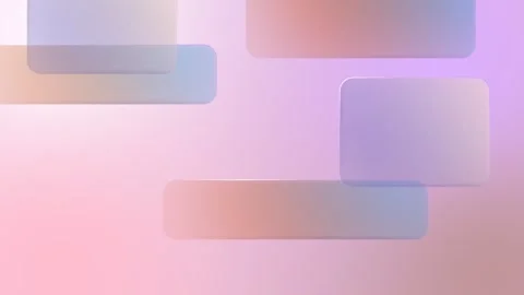 Seamless Looping Animation Glassmorphism Effect Stock Footage 345625351