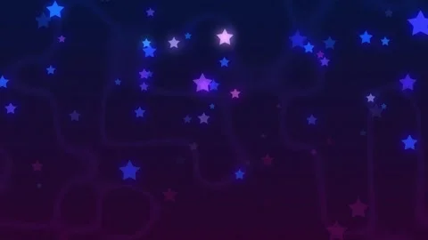 Seamless Looping Animation of Glowing Stars Stock Footage 345625403