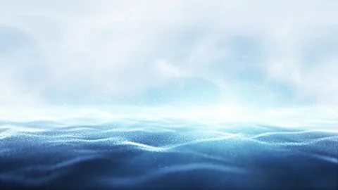 Seamless looping artistic bright waves with dots animation 動画素材 337193131