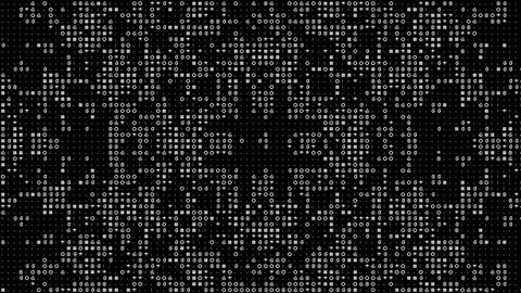 Seamless Looping of ASCII Complex Geometric Pattern Looping Background Stock Footage 171106947