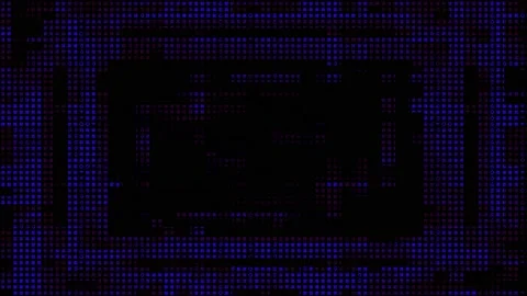 Seamless Looping of ASCII Complex Geometric Pattern Looping Background Stock Footage 171115777