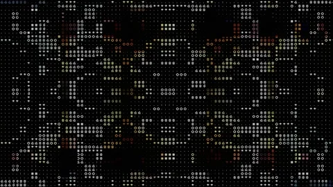 Seamless Looping of ASCII Complex Geometric Pattern Looping Background Stock Footage 171124959