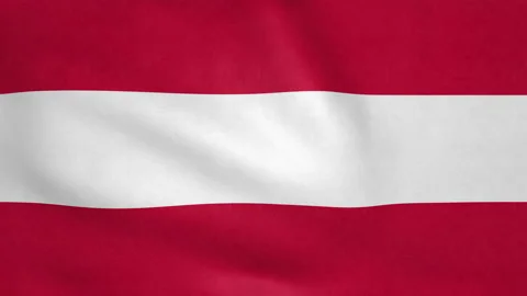 Seamless looping Austria flag, 50fps Stock Footage 205082176