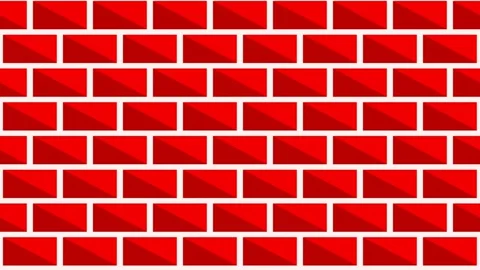 Seamless Looping Background Animation of Moving Bricks with a Christmas Theme. Stock Footage 290932321