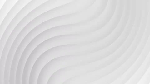 Seamless looping background. Bright white grey curve trendy wave animated. Stock Footage 293486165