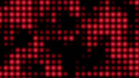 Seamless looping blinking red lights on a black background Stock Footage 300410333