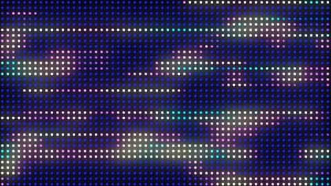 Seamless Looping Blue LED Dotted Abstract Background Stock Footage 345120427
