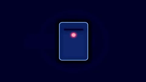 Seamless Looping Cyber Security and Data Transfer Animation Video Backgroun.. Stock Footage 344710143