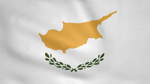 Seamless looping Cyprus flag, 50fps Stock Footage 205086472
