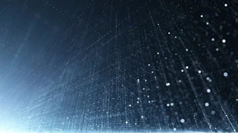 Seamless looping digital computer network lines dots background Stock Footage 324527208