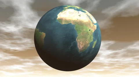 Seamless looping earth - 3D render Video stock 44194093