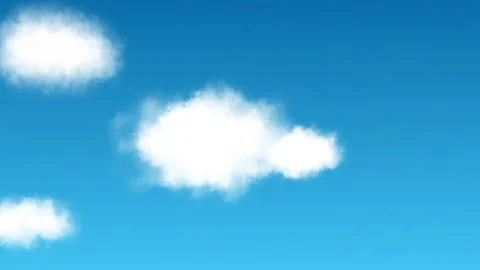 Seamless looping ethereal white clouds 動画素材 345974085