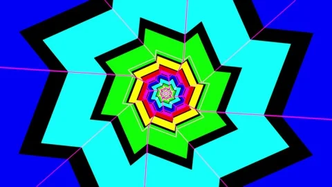 Seamless looping footage. Esoteric cosmic mandala. Stock Footage 117237287