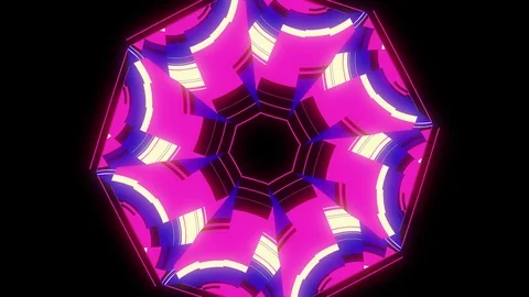 Seamless looping footage. Esoteric cosmic mandala. Stock Footage 120554567