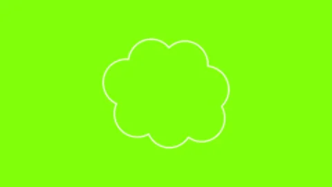 Seamless looping four-leaf clover animation. Stock Footage 340167025