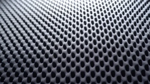 Seamless looping geometric background made with acoustic foam and creative Stock Footage 117815919