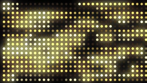 Seamless Looping Golden LED Light Dot Background Stock Footage 345120560
