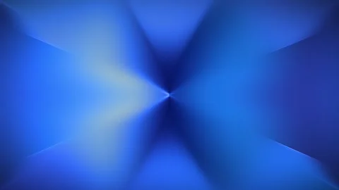 A seamless looping gradient in deep blue tones, where glowing triangular shapes Stock Footage 317738076