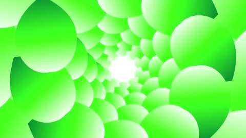 Seamless looping green abstract leaf pattern motion background Stock Footage 345730061