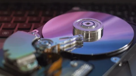 Seamless looping of hard drive. Stock Footage 90460824