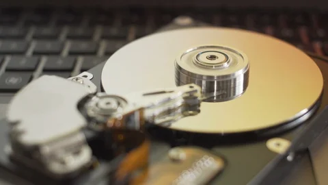 Seamless looping of HDD. Stock Footage 90460869