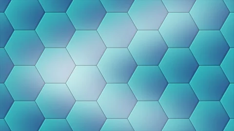 Seamless looping light effect, hexagon pattern background Stock Footage 198894849